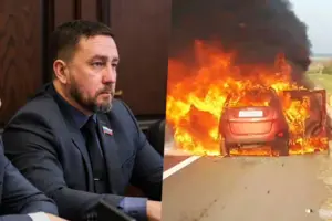 Російський депутат заявив про підрив його автівки в Україні