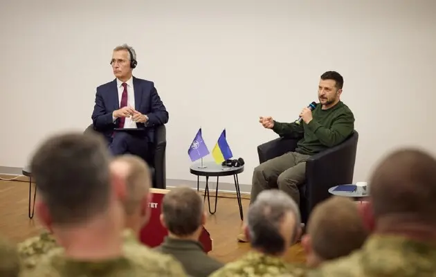 Украина сможет стать членом НАТО только после победы в войне – Зеленский